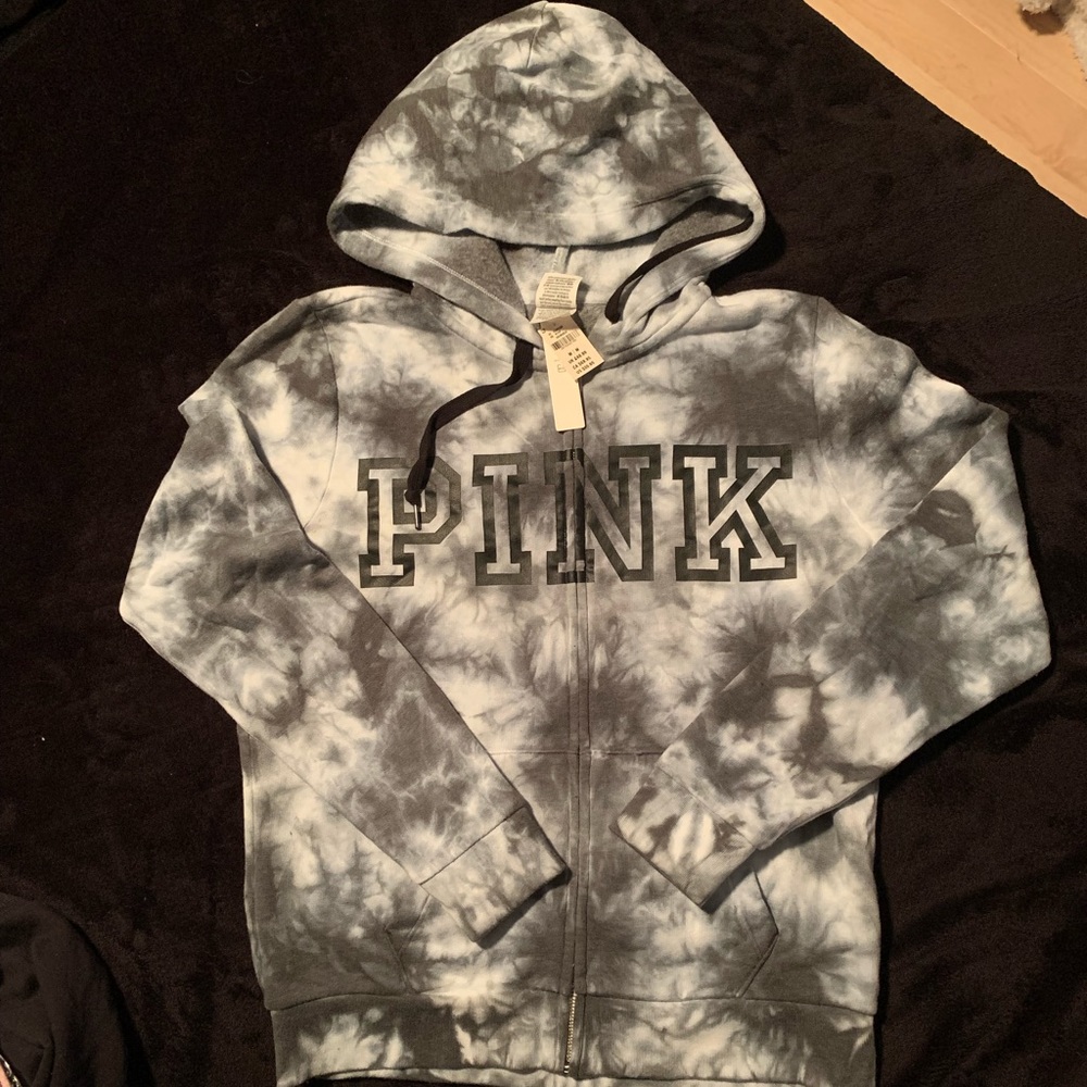 NWT Tie dye zip hoodie